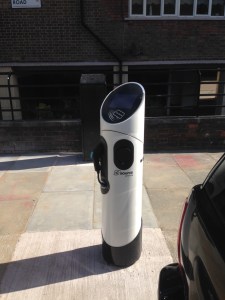 One of Source London's new EV charging points (Photo: Rob Whitson)